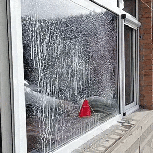 Triangle Magnetic Double-Sided Window Cleaner – Safe & Effortless High-Rise Cleaning